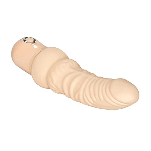 Calexotics Novelties Waterproof Power Stud Curvy Dildo, Ivory