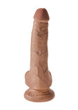 King Cock 6 In Cock W/Balls Tan