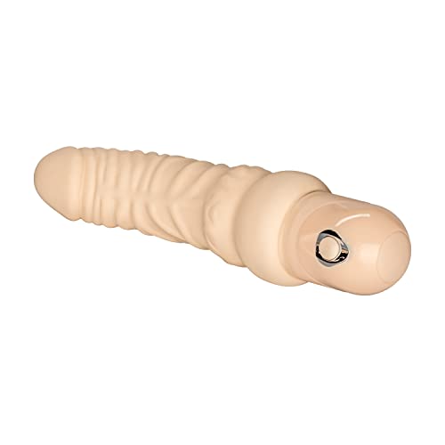 Calexotics Novelties Waterproof Power Stud Curvy Dildo, Ivory