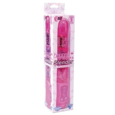 Pipedream Extreme Toyz Hannah Harper 7 Slender Function Vibe, Pink