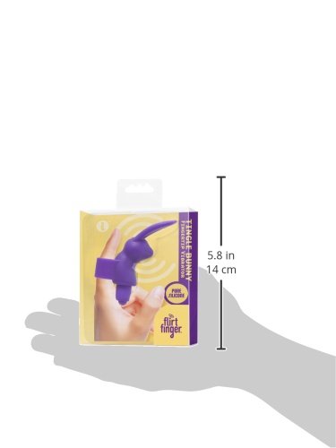Flirt Finger, Tingle Bunny, Purple, 1.9 Ounce