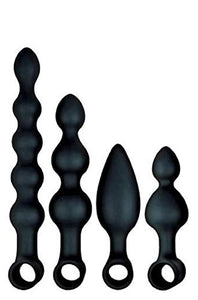 Anal-Ese Coll Vibrat Anal Fant Kit-Bl