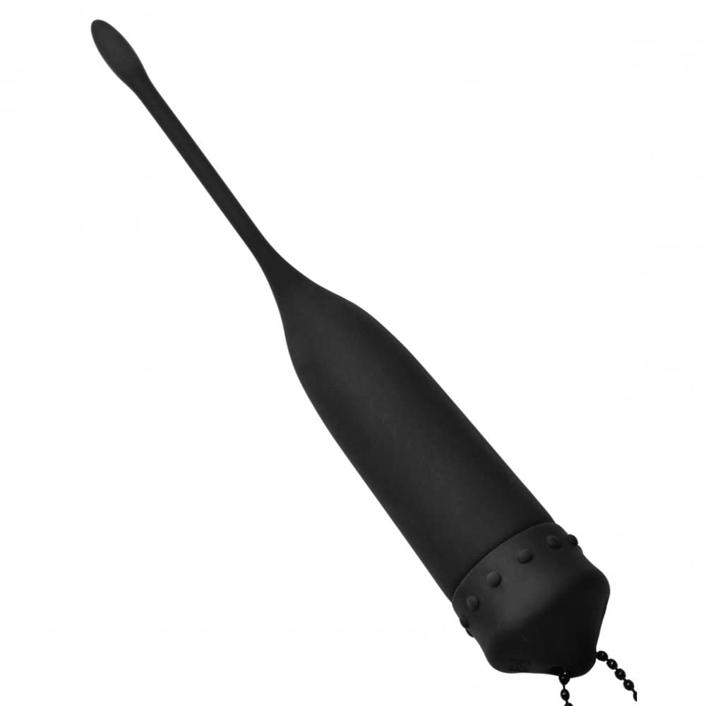 Master Series Cadence Vibrating Silicone Sound, Black (Ac882)