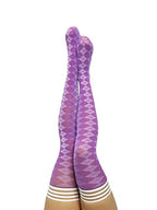Kixies Opc Par 4 Purple Argyle Size A