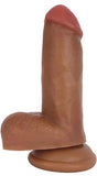 Jock Bareskin 6In Latte Dildo W/ Balls