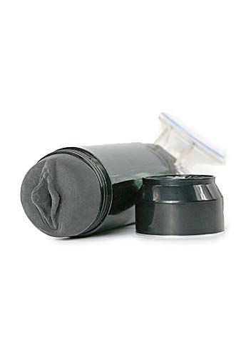 Male Masturbator Cup - Cyberskin Stealth Anal Stroker With Adjustable Suction Cup, Realistic Anal Orifice Sex Toys Removable For