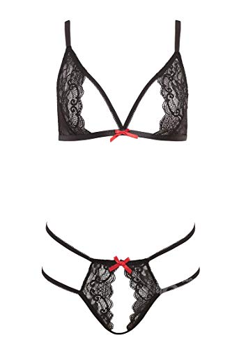 Barely Bare Tie Me Up Lingerie Set Bk O/