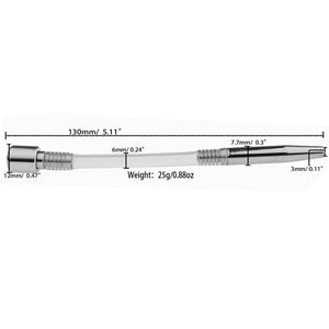 Urethral Sound Metal Sex Toys for Men Hollow Penis Plug Catheter Plug Smooth Urethral Dilator Masturbation Rod Urethral Sounds S