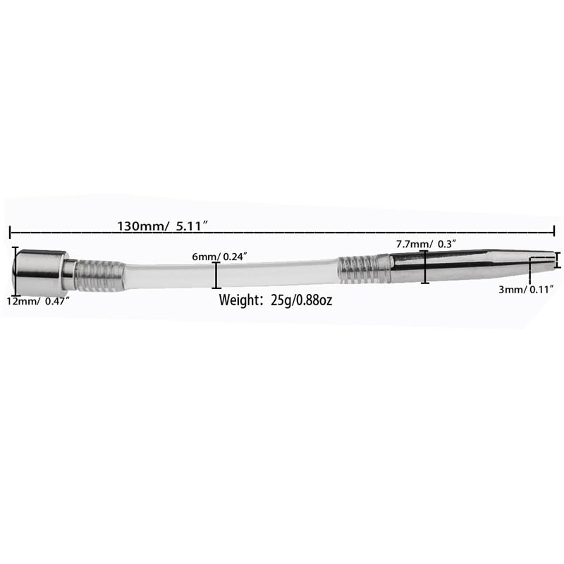 Urethral Sound Metal Sex Toys for Men Hollow Penis Plug Catheter Plug Smooth Urethral Dilator Masturbation Rod Urethral Sounds S