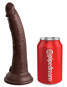 King Cock Elite Vib Sil D.Den W/Rc 7In B