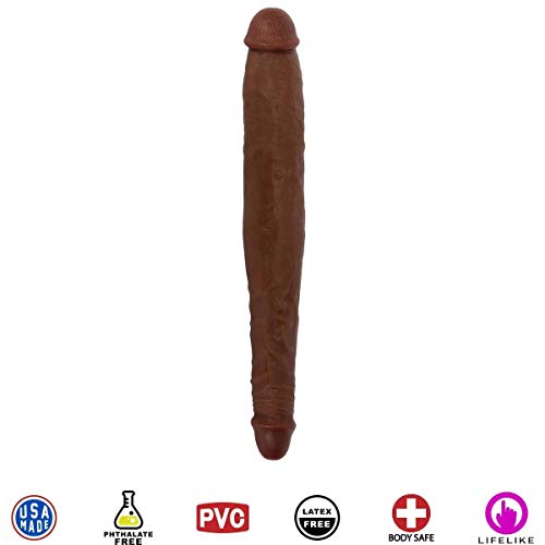 Jock 13 Inch Tapered Double Dong Brown