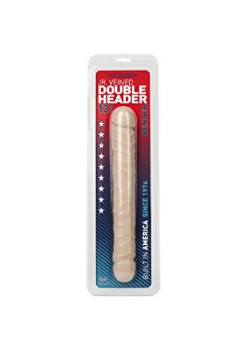 Jr. Veined Double Header 12In. (White)
