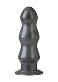Doc Johnson American Bombshell - B-7 Tango - Vac-U-Lock And F Machine Compatible Dildo Or Butt Plug - Gunmetal Grey