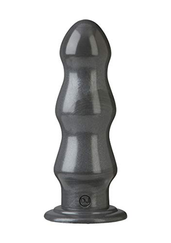 Doc Johnson American Bombshell - B-7 Tango - Vac-U-Lock And F Machine Compatible Dildo Or Butt Plug - Gunmetal Grey