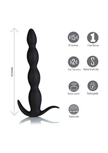 Mason Rechargeable Silicone Remote Control Anal Plug