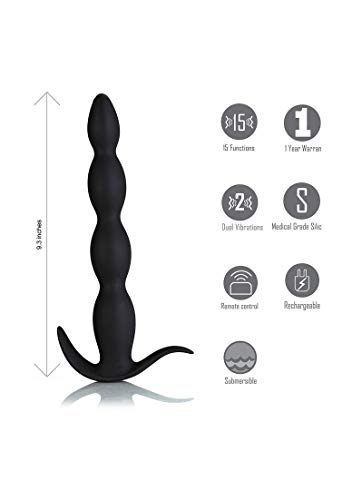 Mason Rechargeable Silicone Remote Control Anal Plug