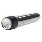 Calexotics Novelties Precious Metal Gems Vibe, Gun Metal, 6.75''