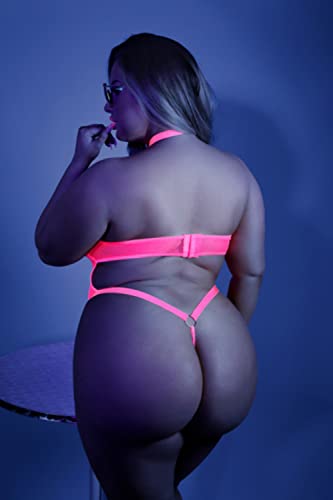 Glow All Nighter Harnessed  Bodysuit Os