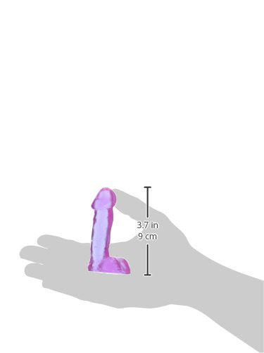 Si Novelties Cock With Balls Dildo  Purple  3 Inch  24 Ounce