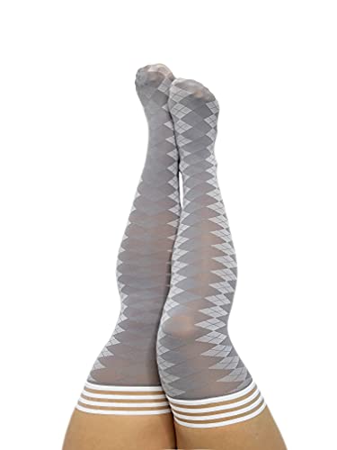 Kixies Opc Par 4 Grey Argyle Size C