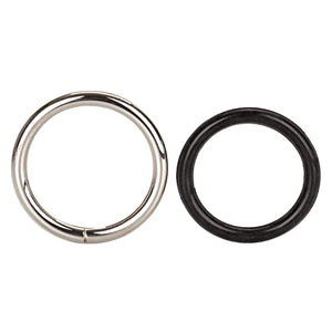 Calexotics Colt Enhancer Set - Silicone Male Enhancement Ring With Support Band - Sex Toys For Men - Black