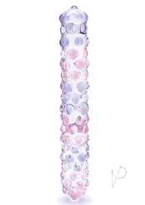 Purple Rose Nubby Dildo 9In