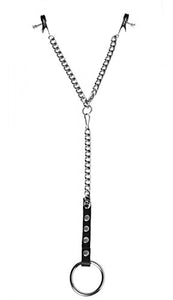 Penitentiary Nipple Clamps And Cockring Set