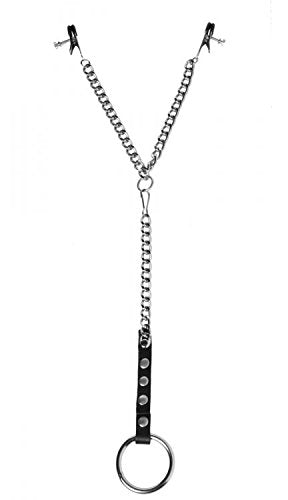 Penitentiary Nipple Clamps And Cockring Set