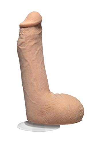 Doc Johnson Signature Series - Brysen 7.5 Inch Realistic Ultraskyn Dildo With Removable Vac-U-Lock Suction Cup - F-Machine & Harness Compatible, For Adults Only, Vanilla