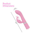Pillow Talk Kinky Massager, Multi Speed With Swarovski Crystal Button, Usb Rechargeable (Pink)