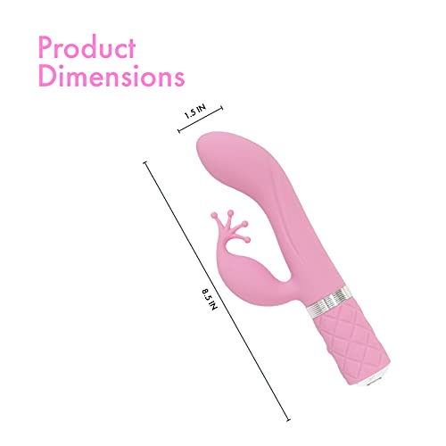 Pillow Talk Kinky Massager, Multi Speed With Swarovski Crystal Button, Usb Rechargeable (Pink)