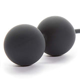 Fifty Shades Of Grey Tighten And Tense Black Silicone Jiggle Balls For Kegel Toning - 70G