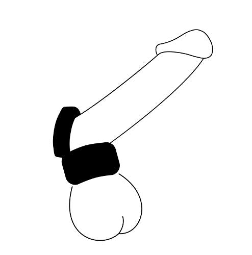Perfect Fit Cock And Ball Cock Ring And Ball Stretcher, Silaskin(Tm), Stretchy, Comfortable, Snug Fit, Clear