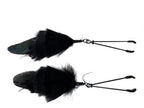 Nipple Clamp Tweezer Black, Feather, Black