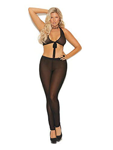 Mesh Leggings Black 1X/2X