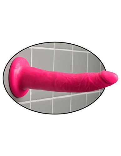 Pipedream Products Dillio 7 Inch Slim Dillio, Hot Pink