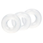 Calexotics Set Of 3 Silicone Stacker Rings - Clear