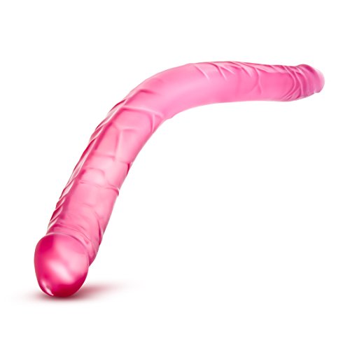B Yours - 16In Double Dildo - Pink