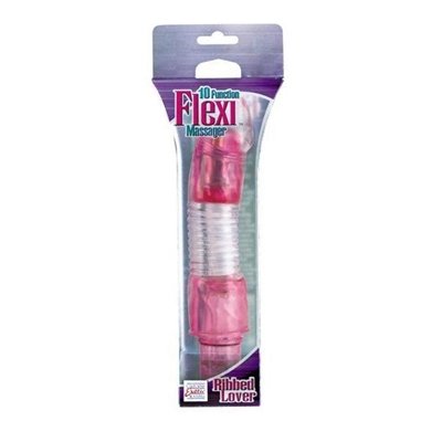 California Exotics 10 Function Flexi Massager, Ribbed Lover