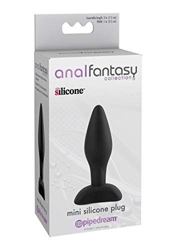 Nasswalk Anal Fantasy Mini Silicone Plug Kit, 3 Inch, Black