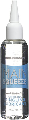 Main Squeeze Cooling Tingling Water Based Lubricant 3.4 Oz