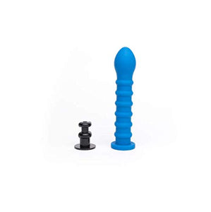 Mod Wand Silicone  Blue Ribbed