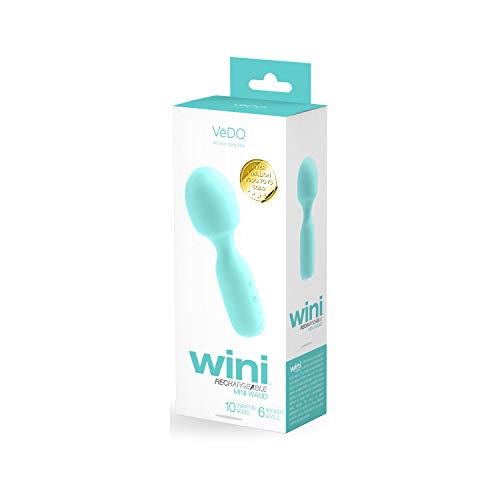 Vedo Wini Rechargeable Mini Wand Turquoise
