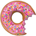 36'' Bit Donut & Sprinkles Foil Mylar Balloon