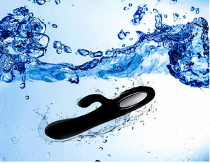 Viben Hypnotic Thrusting Rabbit W/ Clit Stim Black