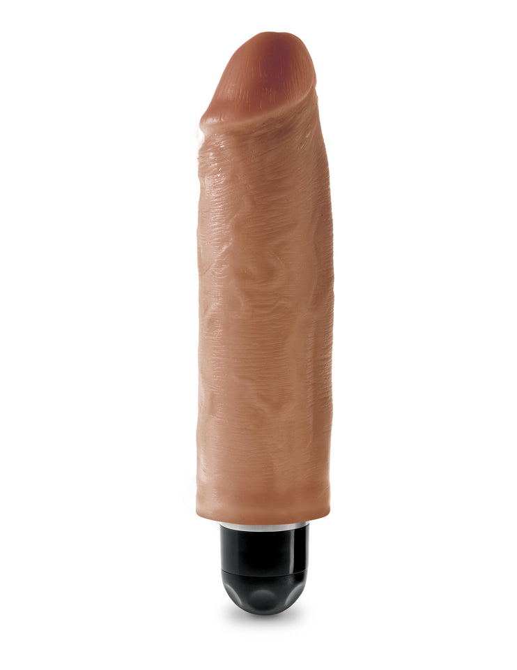 King Cock 6In Vib Stiffy Tan