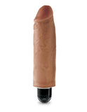 King Cock 6In Vib Stiffy Tan