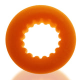 Axis - Rib Griphold Cockring - Orange Ice