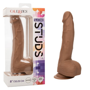 Silicone Studs 8In Brown