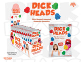 Dick Heads Gummies - Dick Shaped Gummies -  Assorted Flavors
